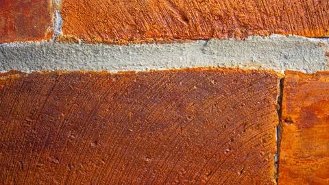 Brick and Cement Texture – High-Detail Construction Material Stock Photos