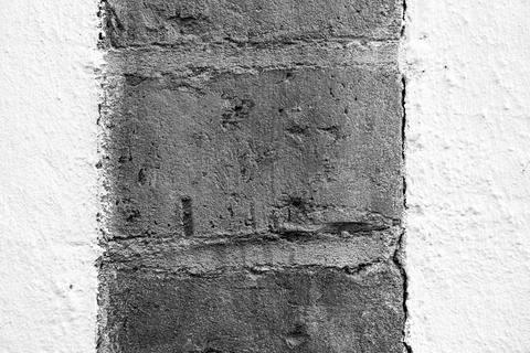 Brick and Plaster Texture  Macro Detail Stock-Fotos