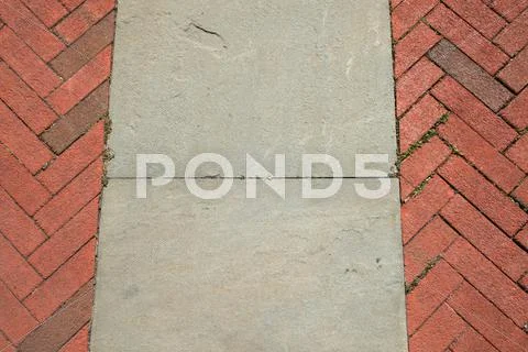 Brick And Stone Walkway