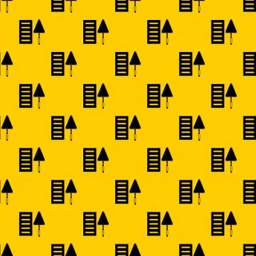 Brick and trowel pattern vector 스톡 일러스트