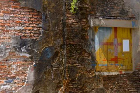 Brick and window Stock Photos