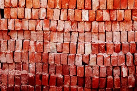 Brick background red Stock-Fotos
