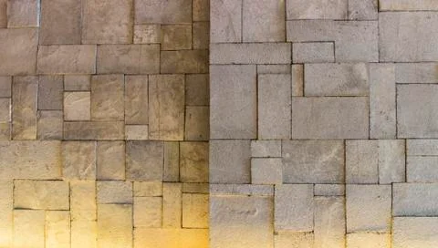 Brick block pattern background abstract Stock Photos