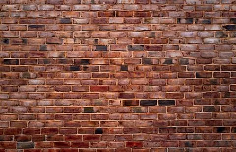Brick brickwall, vintage texture. Red brick wall for construction themes. Brick Stock Photos
