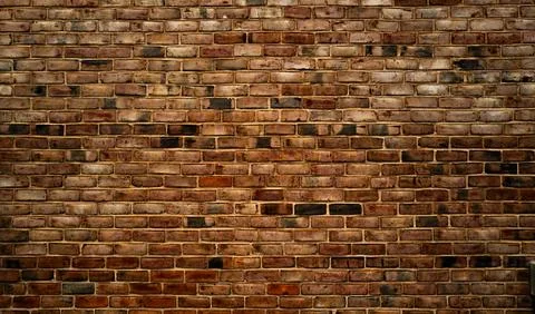 Brick brickwall, vintage texture. Red brick wall for construction themes. Brick Stock Photos
