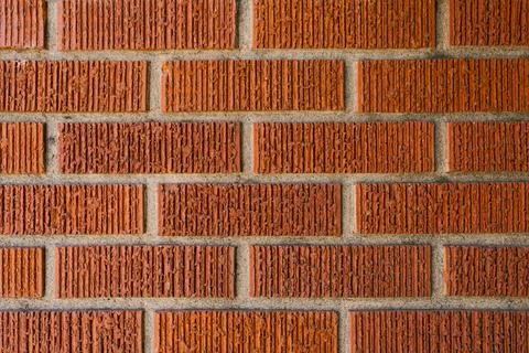 Brick brown wall. background for copy space Stock Photos