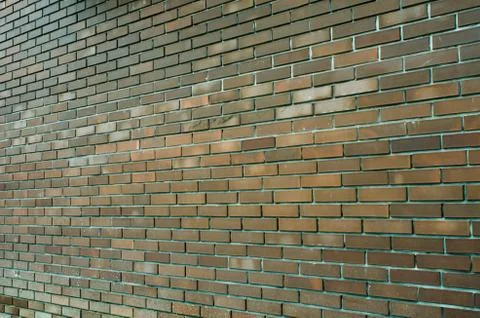 Brick brown wall texture, background Foto stock