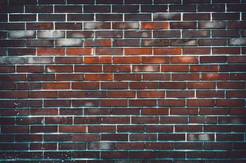 Brick brown wall texture, background Stock Photos
