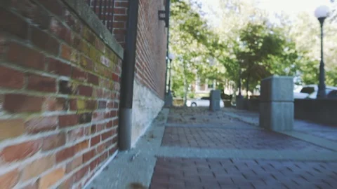 Brick building and fire escape Video stock 95735675