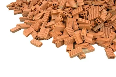 Brick for building construction Stock Photos
