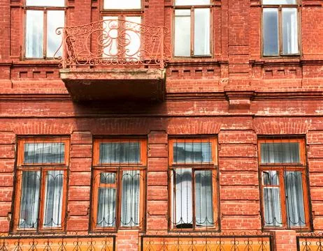Brick building facade Photos