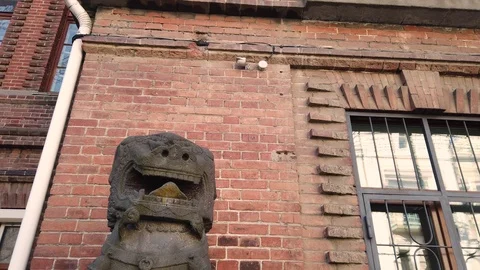 Brick building of the far Eastern University. 库存影片 111764380