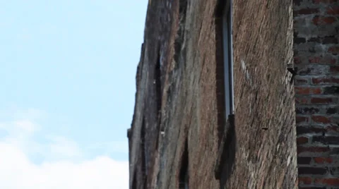 Brick building Stock Footage 33755673