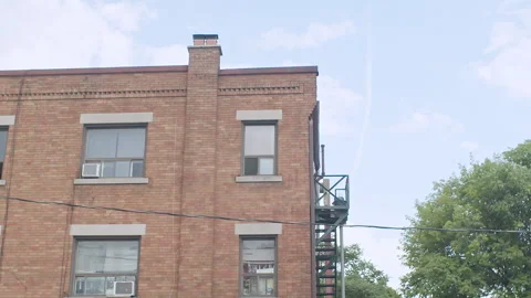 Brick building Stock Footage 207847422