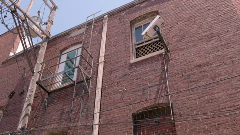 Brick Building Stock Footage 279421582