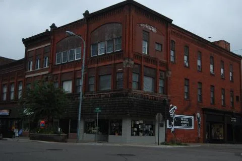 Brick Building Stockfoto's