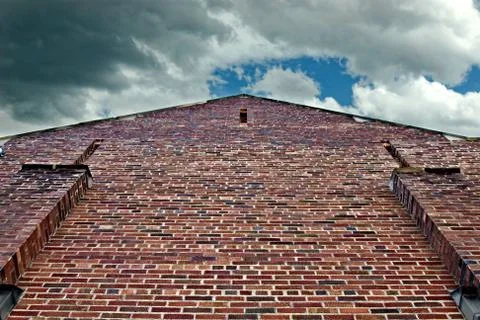 Brick building Stock Photos