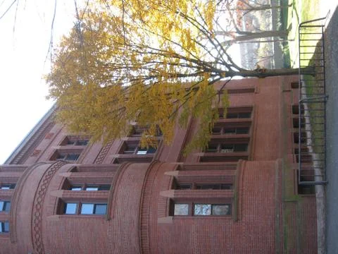 Brick building Stock Photos