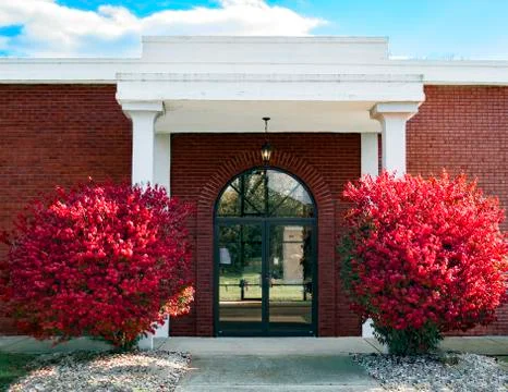 Brick building Stock Photos