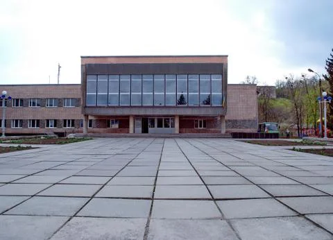 Brick building Foto stock