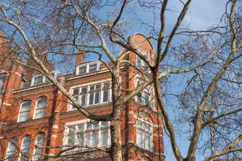 Brick building Foto stock