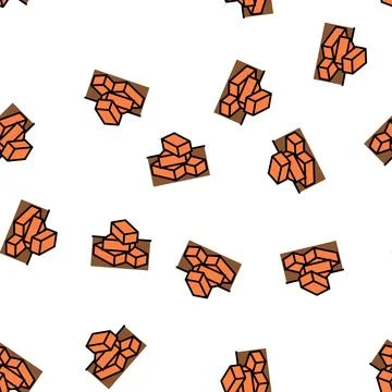 Brick for building vector seamless pattern Illustrazione stock