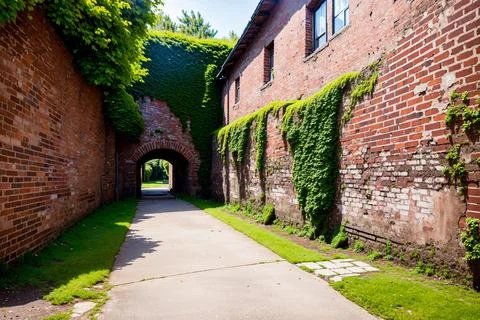 Brick buildings Foto stock