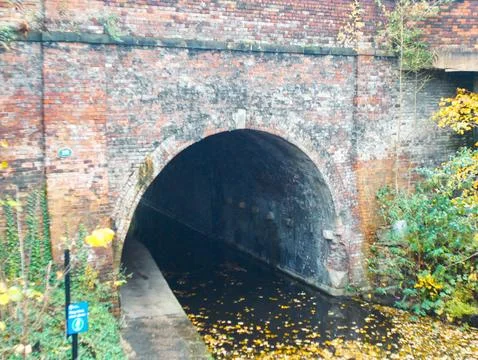 Brick built bridge on the Canal Stock Photos