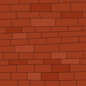 Brick cartoon background Stock Illustration