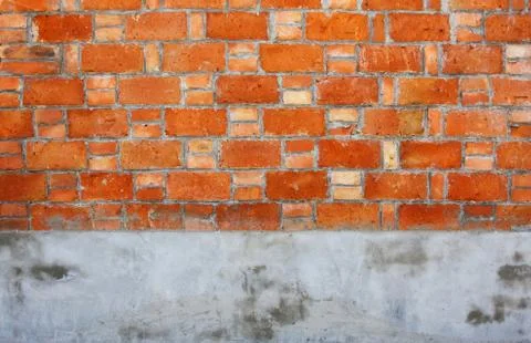 Brick Cement wall texture background Stock Photos