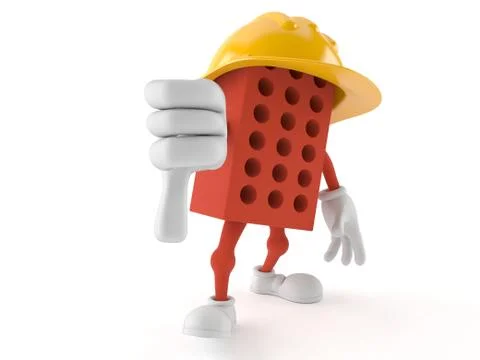 Brick character Stock Illustration