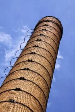 The brick chimney Stock Photos