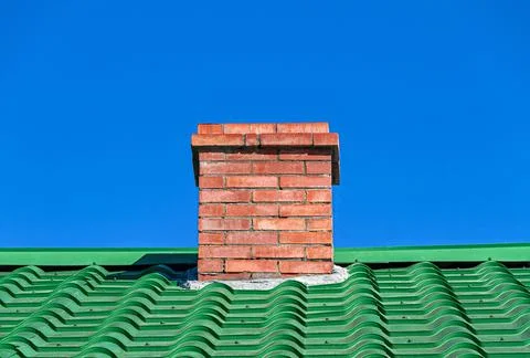 Brick chimney Stock Photos