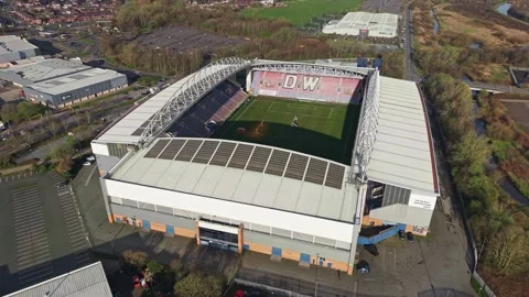 Brick Community Stadium, dual use football and rugby ground in Wigan, Vidéo 331299026