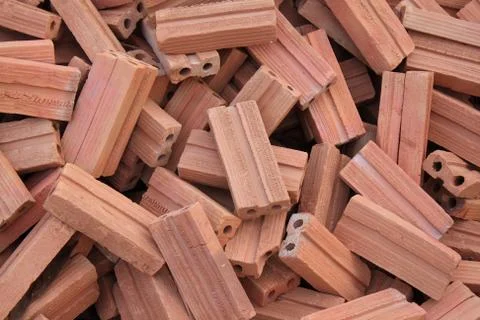 Brick is a construction material Stock Photos