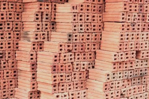 Brick construction Stock Photos
