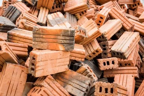 A Brick Construction used for build 写真素材