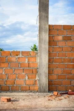 A Brick Construction used for build Foto stock