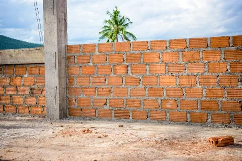 A Brick Construction used for build 스톡 사진