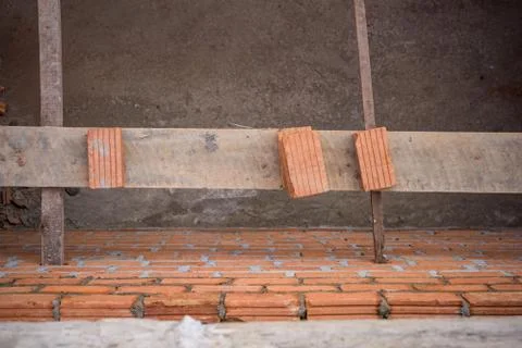 A Brick Construction used for build Stock Photos