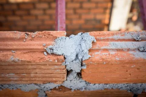 A Brick Construction used for build Stockfoto's