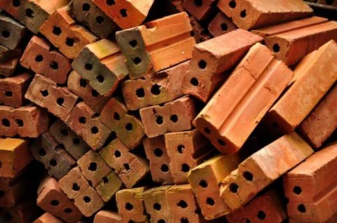Brick in disorder Stock Photos