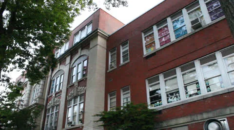 Brick Elementary School Video stock 24074026