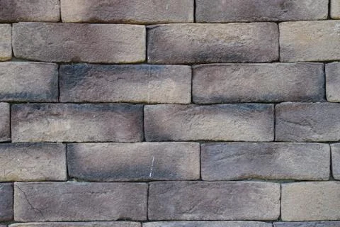 Brick facing tile, brick tile texture background Stock Photos