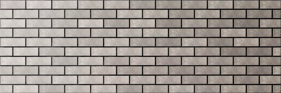 Brick flat wall. smooth brickwork. brick texture Stock Illustration