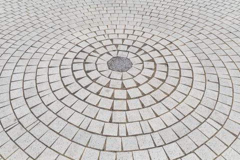 Brick floor or wall background and texture Stock Photos