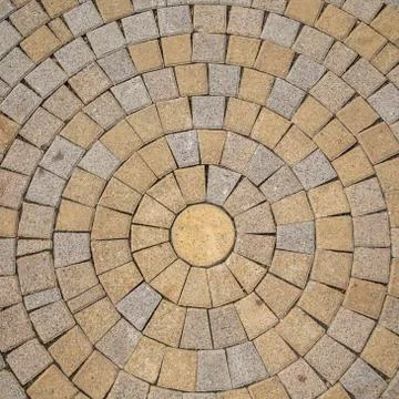 Brick floor or wall background and texture Stock Photos