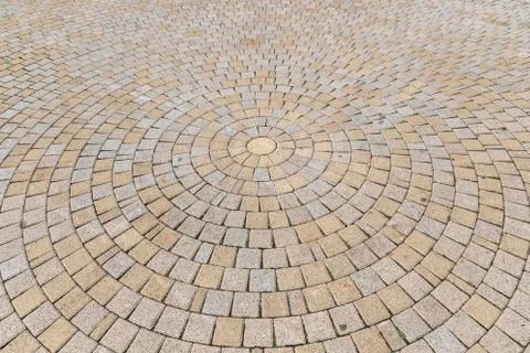 Brick floor or wall background and texture Stock Photos