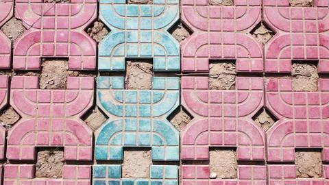 Brick floor Stock Photos