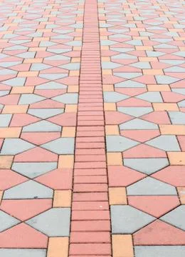 Brick floor Stock Photos